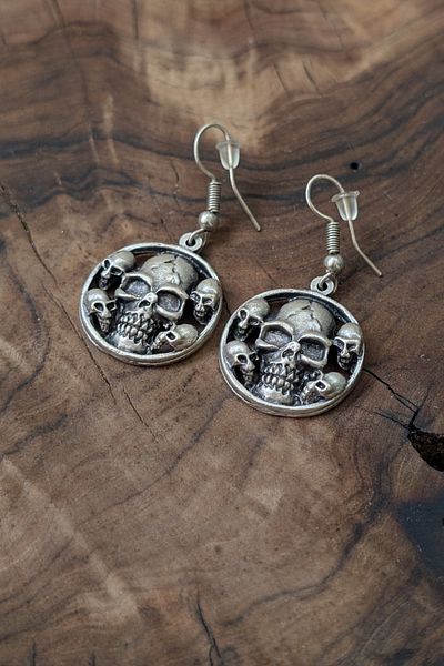 cheetah quality Skull Special Design Men's Earring