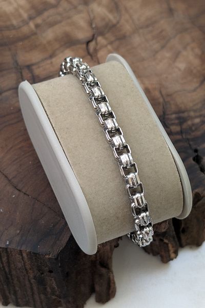 cheetah quality Stainless Steel Chain Men's Bracelet
