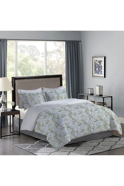 VARESSA Farisa Multicolor Print Duvet Set Queen, Double, 4 Piece Set