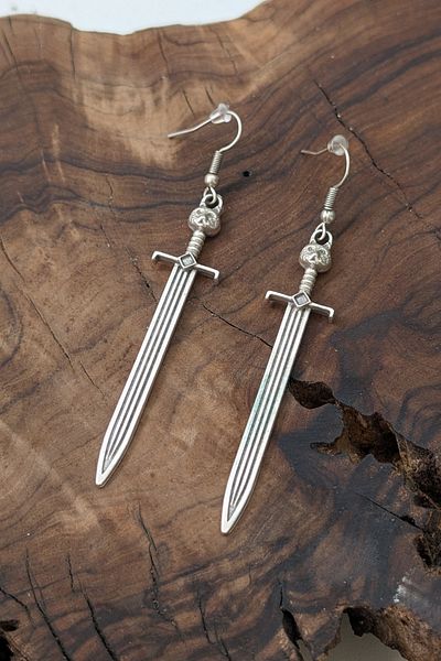 cheetah quality Sword Special Design Men's Earring