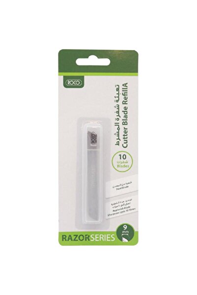 Roco عبوة إعادة تعبئة شفرة القاطع مقاس 9 مم - شفرات فولاذية للقاطع صغير الحجم