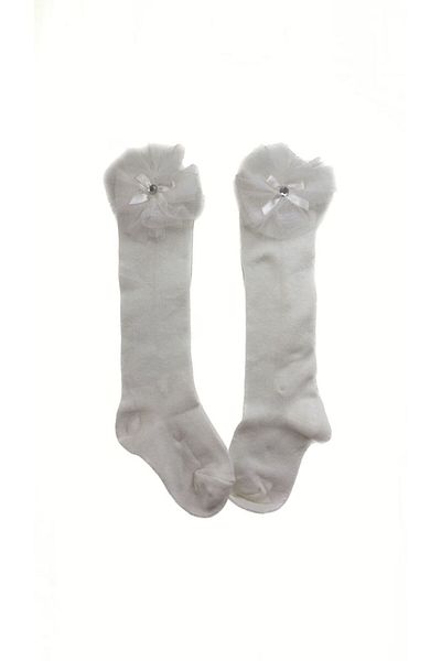 MODA Pi̇nkjoy Girl's Knee-High Decorated Tutu Socks