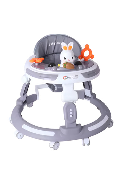 rexa مشاية أطفال متعددة الوظائف بإطار بلاستيكي موسيقي لتعلم قيادة السيارة للأطفال 3 في 1 مضادة للتيتانيوم