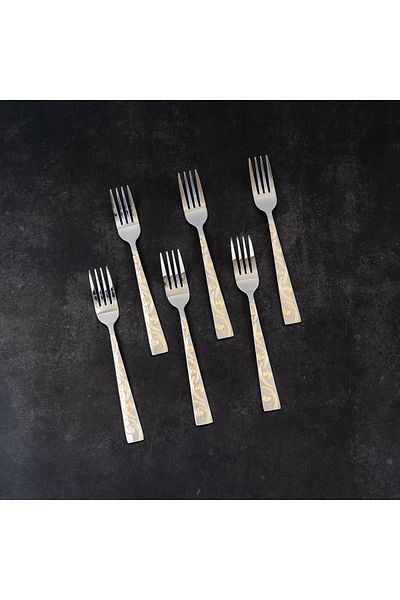 casa rosa 6-Piece Stainless Steel Soup Spoon Set