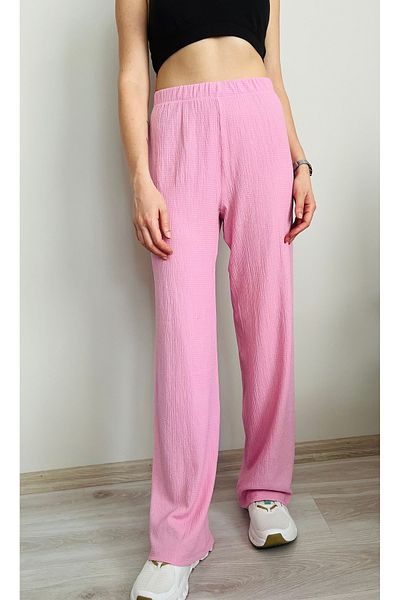 VOL High Waist, Wide Cut, Wide Leg, Lycra Wrap Fabric Palazzo Pants