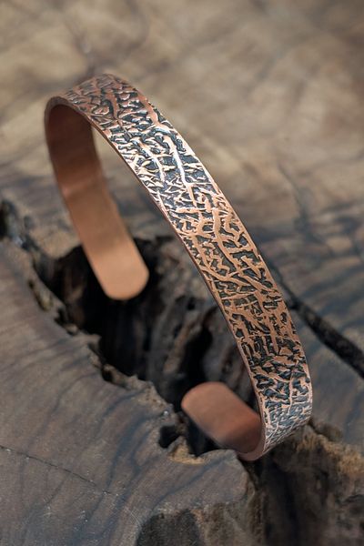 cheetah quality Men's Copper Bracelet Made by Viking Handcrafted