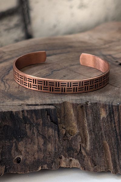 cheetah quality Men's Copper Bracelet Made by Viking Handcrafted