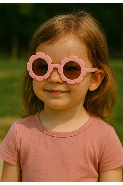 Lexi Bella Kids Sunglasses Pink Daisy Frame Uv 400 Protection Ce Certificated Sunglasses