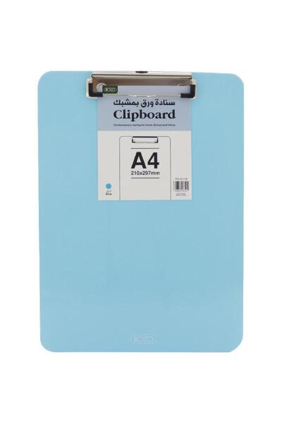 Roco لوح تثبيت قياسي A4 - بلاستيك متين، أزرق