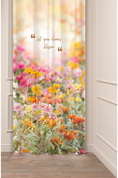 GREENDECOR Dreams Flowers Landscape Bohemian Patterned Special Design Digital...