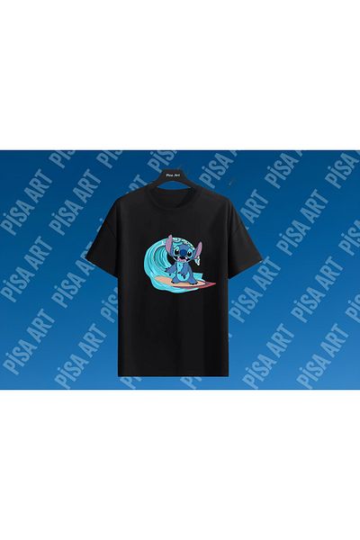 Pisa Art Stitch Surfing Special Design Unisex T-Shirt