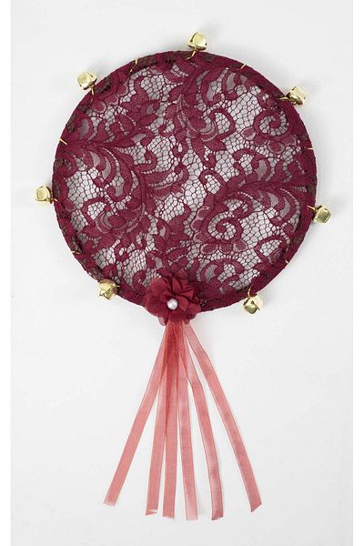 tusem toptan kına malzemeleri Henna Night Def 27 Cm, Lace Bell, Bridal Tambourine, Wedding Henna Bridesmaid Bride Bell Def