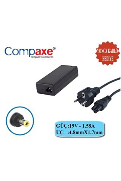 COMPAXE Data-L608 Cnh-158 Hp 30W 19V 1.58A 4.8 1.7 Notebook Adapter