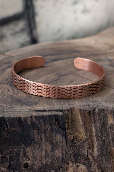 cheetah quality Men's Copper Bracelet Made by Viking Handcrafted