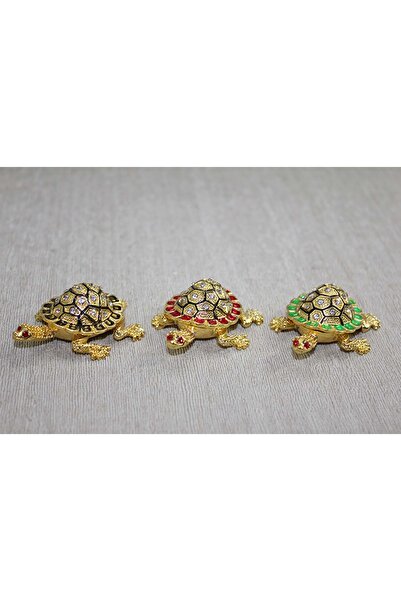 Store Sıvaroskı Minik Kaplumbağa Figürü 6,5 Cm (1 Adet)