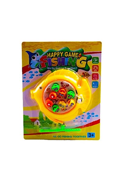 KIZILKAYA Kızılkaya Happy Game Kurmalı Balık Avı Sarı (277-7)