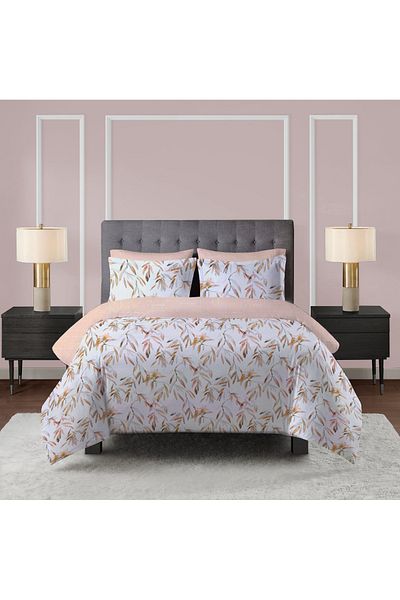 VARESSA Farisa Multicolor Print Duvet Set Queen, Double, 4 Piece Set