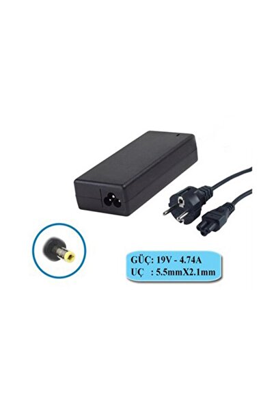 COMPAXE Data-F581 Cla-445 90W 19V 4.74A 5.5-2.1 Notebook Adapter