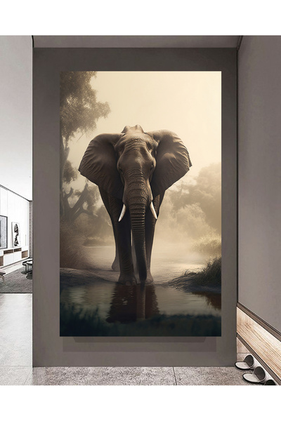 ESLEM FİL KANVAS TABLO