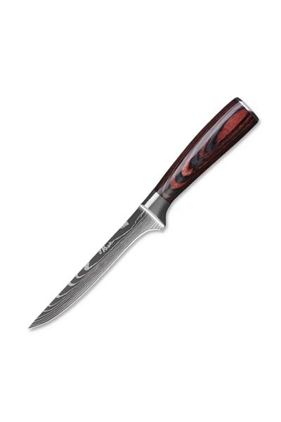 OEM Universal Kitchen Knife, Sharp, Stainless Steel and Wood, Ergonomic Handle, Blade Length 16 cm, Brow