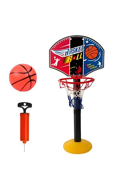 Generic Set De Baschet Pentru Copii Robust, Joc Sportiv In Aer Liber, Cos Ajustabil, Interior, Curte ,baieti