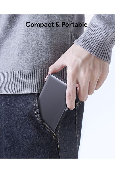 AUKEY Sprint X Power Bank 20,000 mAh 65W PD, PB-Y43 Selver