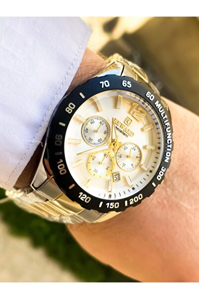 Reward Men's Wrist Watch Waterproof Silver Color Steel Cord Bracelet Gift