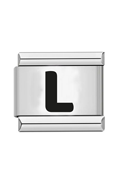 gastromarka سوار من الفولاذ الإيطالي على شكل حرف L