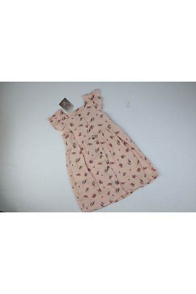 Vita Bella Luxe Girl Linen Floral Dress