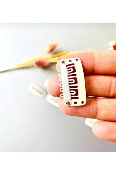 İnDerin Agrafă albă cu cataramă, fără păr, pentru bebeluși, care nu rănește, agrafă pentru perucă (10 bucăți)