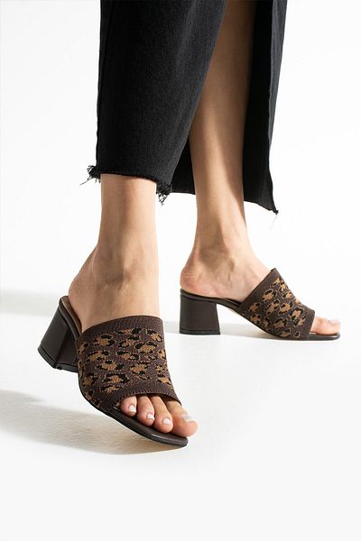 XStreet Women's Heeled Knitwear Slippers