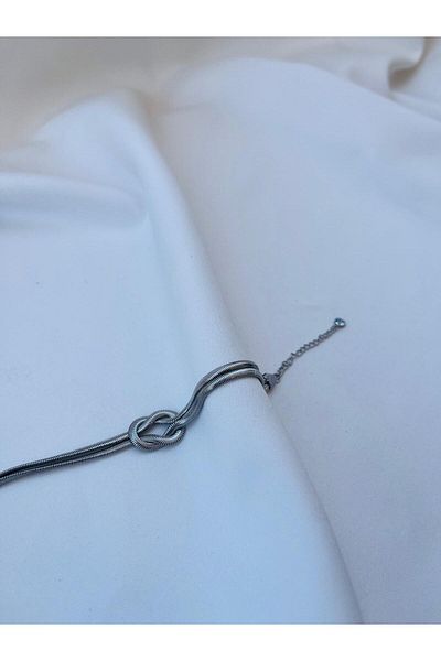 ESDE Knot Straw Snake Steel Bracelet