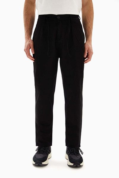 wecre8 Black Drawstrings Slim Trousers By WECRE8