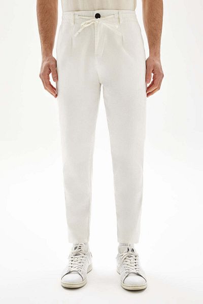 wecre8 White Drawstrings Trousers By WECRE8