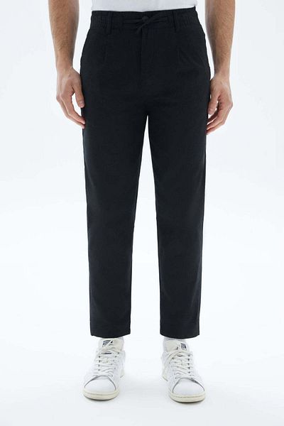 wecre8 Black Drawstrings Trousers By WECRE8