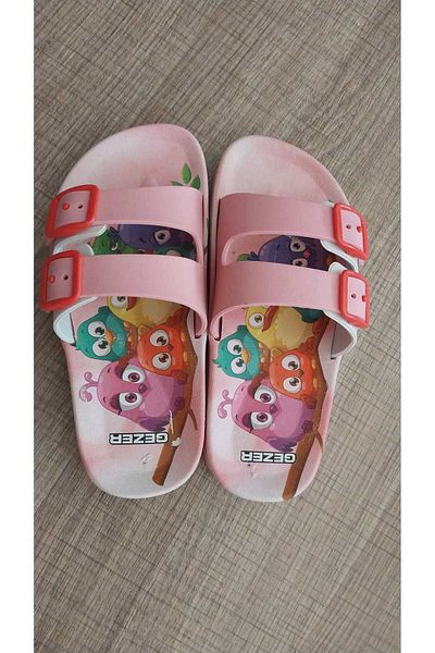 GEZER Summer Two Buckle Non-Slip Sole Girls' Slippers
