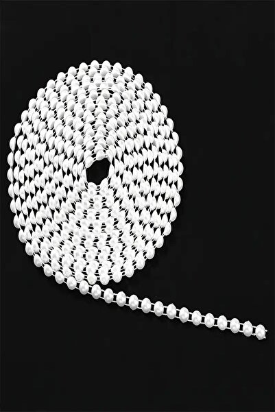 Massaltay Λευκό Μισό Πέρλα 2 μέτρα – Κομψό και Εξαιρετικό Υλικό Διακόσμησης