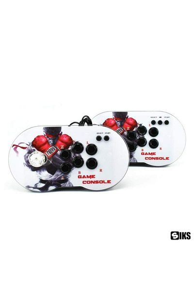 SIKS Set of 2 x SIKS Game Console, Interconnectable, Classic Games Included, TF Card Compatible