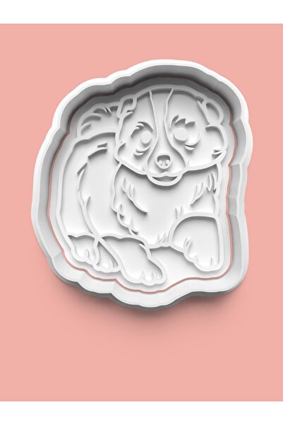 AKTASTORE قالب بسكويت على شكل كلب شيتلاند شيب دوج وقالب عجينة السكر 0323-shet...