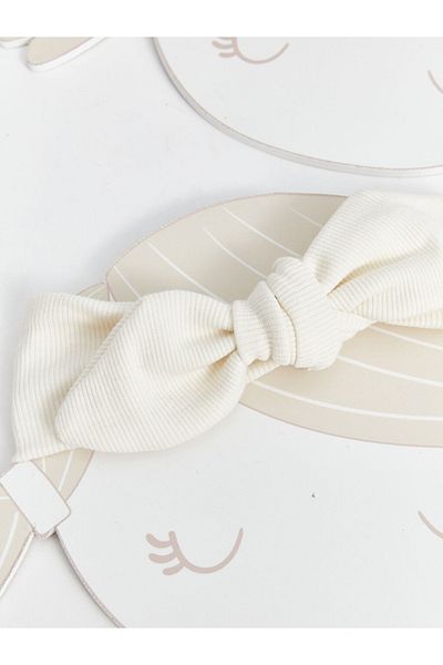 LC Waikiki Lcw Baby Plum Bow Detailed Baby Girl Hair Band Set of 2