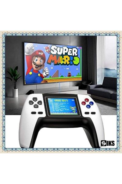 SIKS P5 Video Game Console, Portable, 520 Retro Games, 320x240 Resolution Display, AV Output