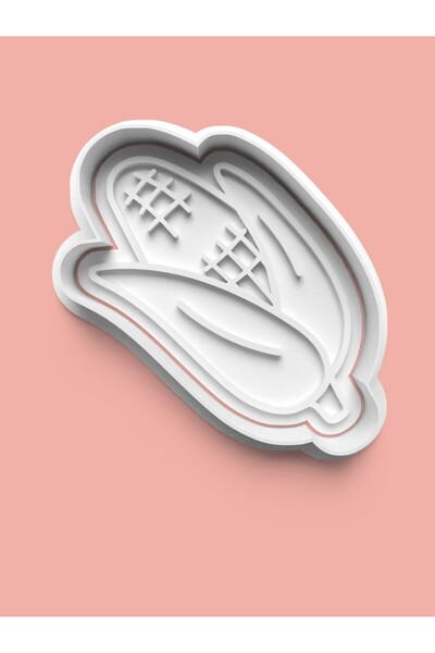 AKTASTORE قالب بسكويت على شكل ذرة وقالب عجينة السكر