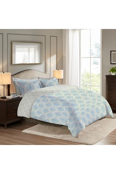 VARESSA Farisa Multicolor Print Duvet Set King, Double, 5 Piece Set
