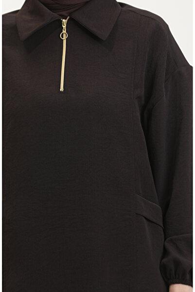 sefamerve Αθλητικό Παντελόνι Τουνίκ Σετ δύο τεμαχίων 5090-01 Καφέ