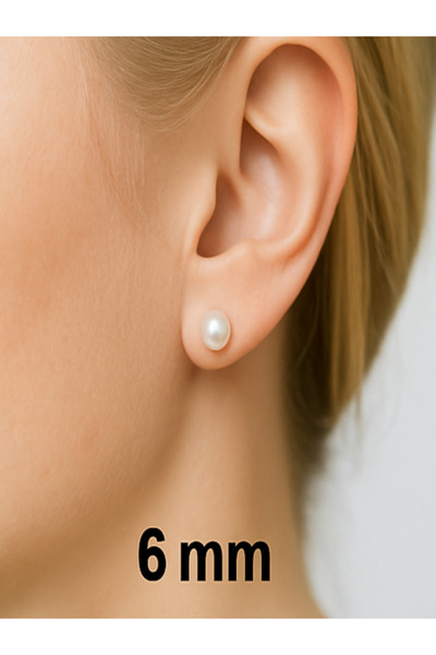 Set Ekonomik ( 2 Çift ) Paslanmaz Çelik İnci Küpe Seti ( 6 mm - 12 mm )