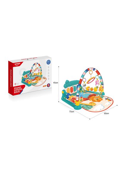 Point Plus Newborn Piano Play Mat - with Music and Hanging Toys - Suitable from 1 Month+