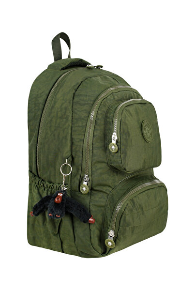 CANLOOR Waddell Khaki Green Αδιάβροχο Crinkle Unisex καθημερινό σακίδιο πλάτης-1001