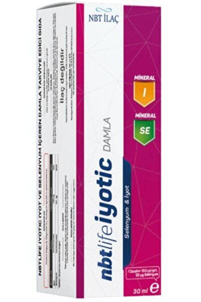 Nbt İlaç قطرات Nbt Life Iyotic - قطع 30 مل