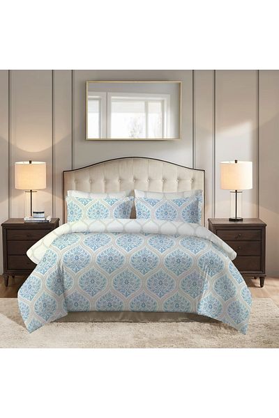 VARESSA Farisa Multicolor Print Duvet Set King, Double, 5 Piece Set