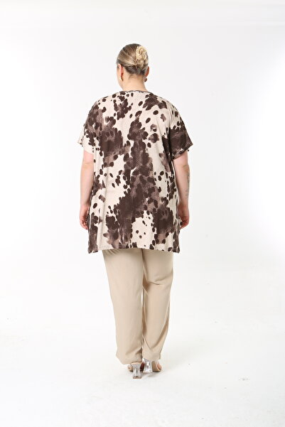 XL Modam γυναικείο σετ παντελονιού μεγάλου μεγέθους